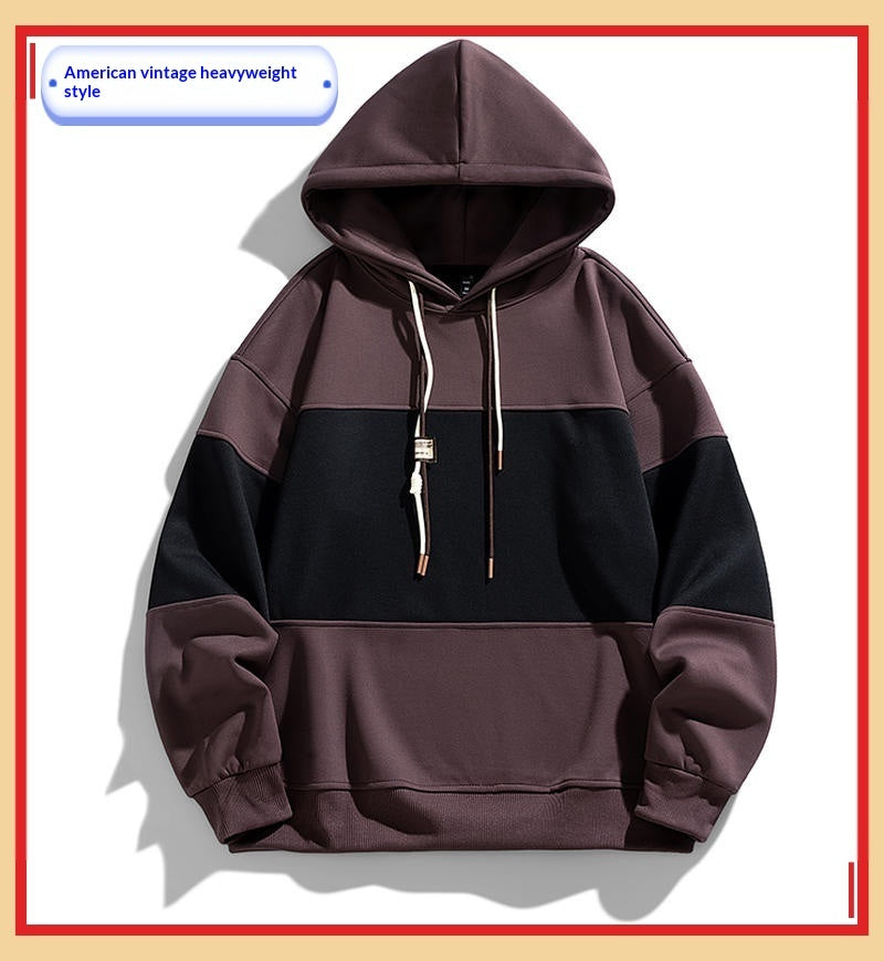 Spring And Autumn Hooded Sweatshirt Men