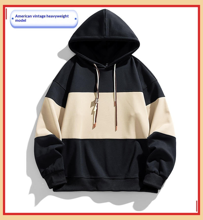 Spring And Autumn Hooded Sweatshirt Men