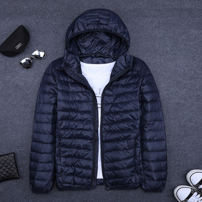 Men's Hooded Lightweight Down Jacket