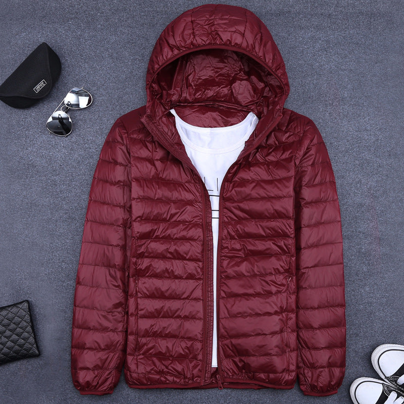 Men's Hooded Lightweight Down Jacket