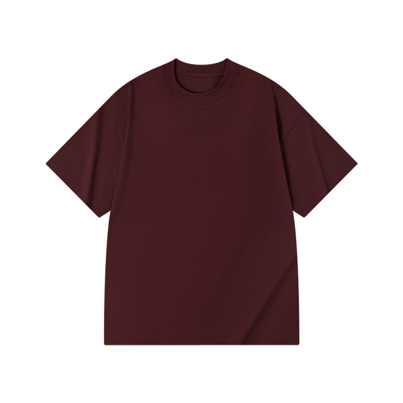 Boxy fit Tshirts Cotton Solid Color
