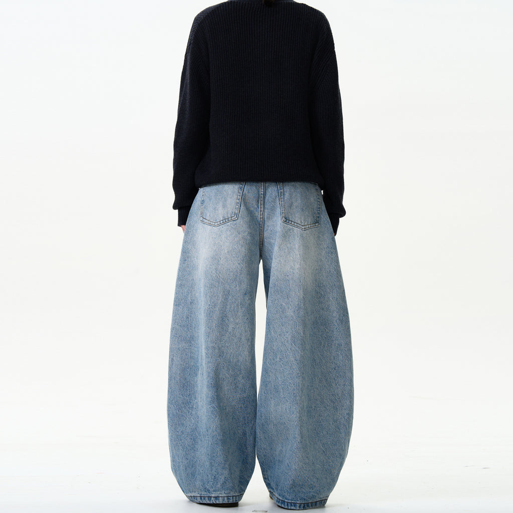 Classic Washed Machete Jeans For Men