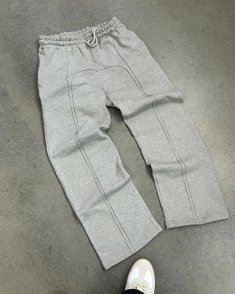 Straight Wide leg Sweatpants Men