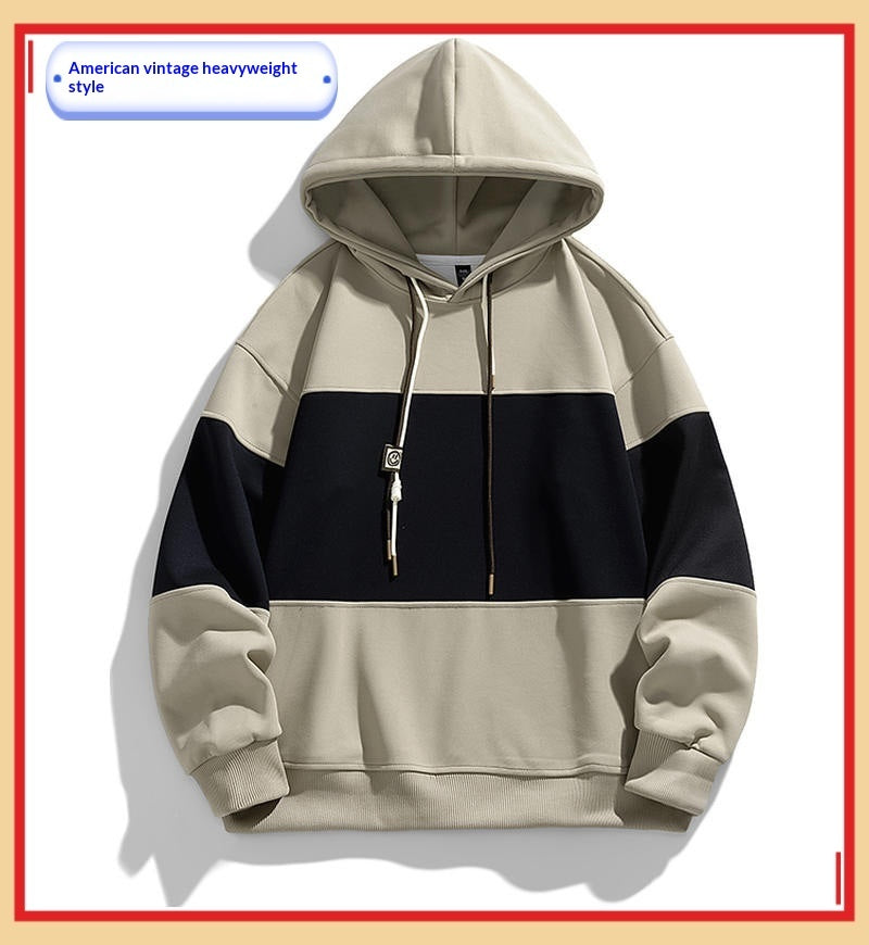 Spring And Autumn Hooded Sweatshirt Men