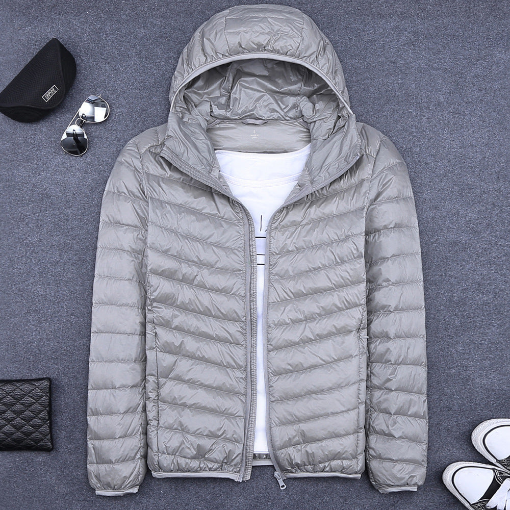 Men's Hooded Lightweight Down Jacket